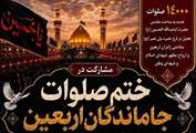 پویش ختم ۱۴ هزار صلوات جاماندگان اربعین به نیت شهدا و رهبر شهید برگزار میشود
