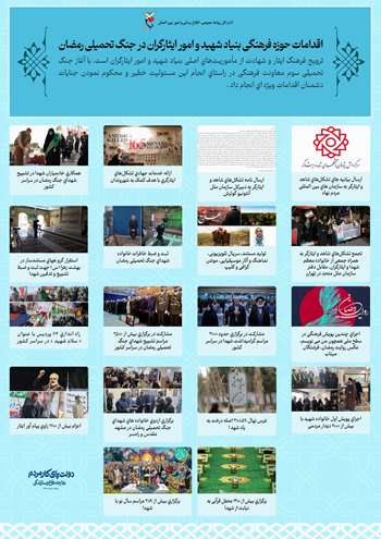 اقدامات حوزه فرهنگی در جنگ رمضان