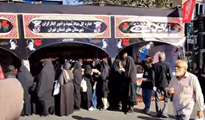 پردیس سلام شهید اداره کل بنیاد شهرستان های استان تهران در مسیر راهپیمائی جاماندگان اربعین حسینی