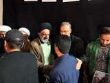 دیدار مسئولان بنیاد شهید و امور ایثارگران با خانوادههای شهدای میناب، ناوچه دنا و ورزشگاه لامرد در حاشیه مراسم اربعین حسینی(ع)