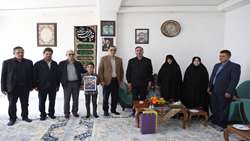 دیدار رییس بنیاد شهید و امور ایثارگران با خانواده‌های معظم شهیدان «طاهری، خطیب‌زاده و جعفری»