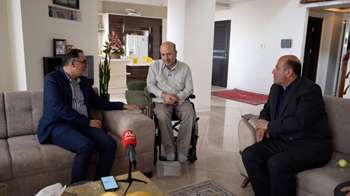 دیدار معاون رئیس جمهور و رئیس بنیاد شهید و امور ایثارگران با دو پزشک از جامعه معزز ایثارگری به مناسبت روز پزشک