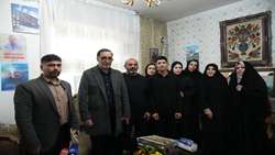 دیدار رئیس بنیاد شهید و امور ایثارگران با خانواده شهدای جنایات آمریکایی صهیونیستی