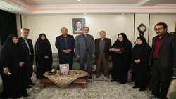 دیدار معاون فرهنگی و آموزشی بنیاد شهید و امور ایثارگران با خانواده‌های شهیدان والامقام پازکی، خویشوند و عسگریان